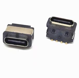 SMT USB Tipe-C 4P IPX7 Panyambung waterproof KLS1-PUB-005